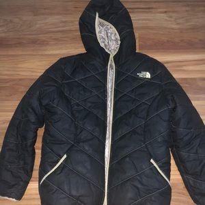 The North face Girls reversible jacket